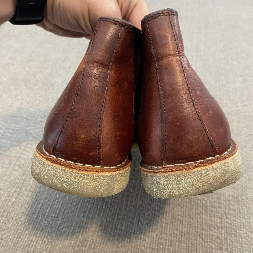 Kenneth Cole Reaction Chelsea Boots Mens Size 10.5 Brown Leather Ankle Casual